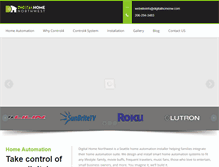 Tablet Screenshot of digitalhomenw.com
